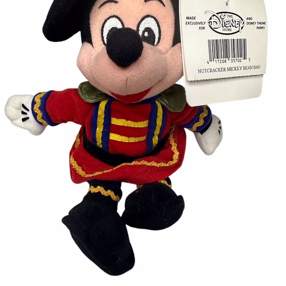 Disney Store Nutcracker Mickey Bean Bag Plush 10.5” Holiday Collectible Toy - Picture 4 of 8